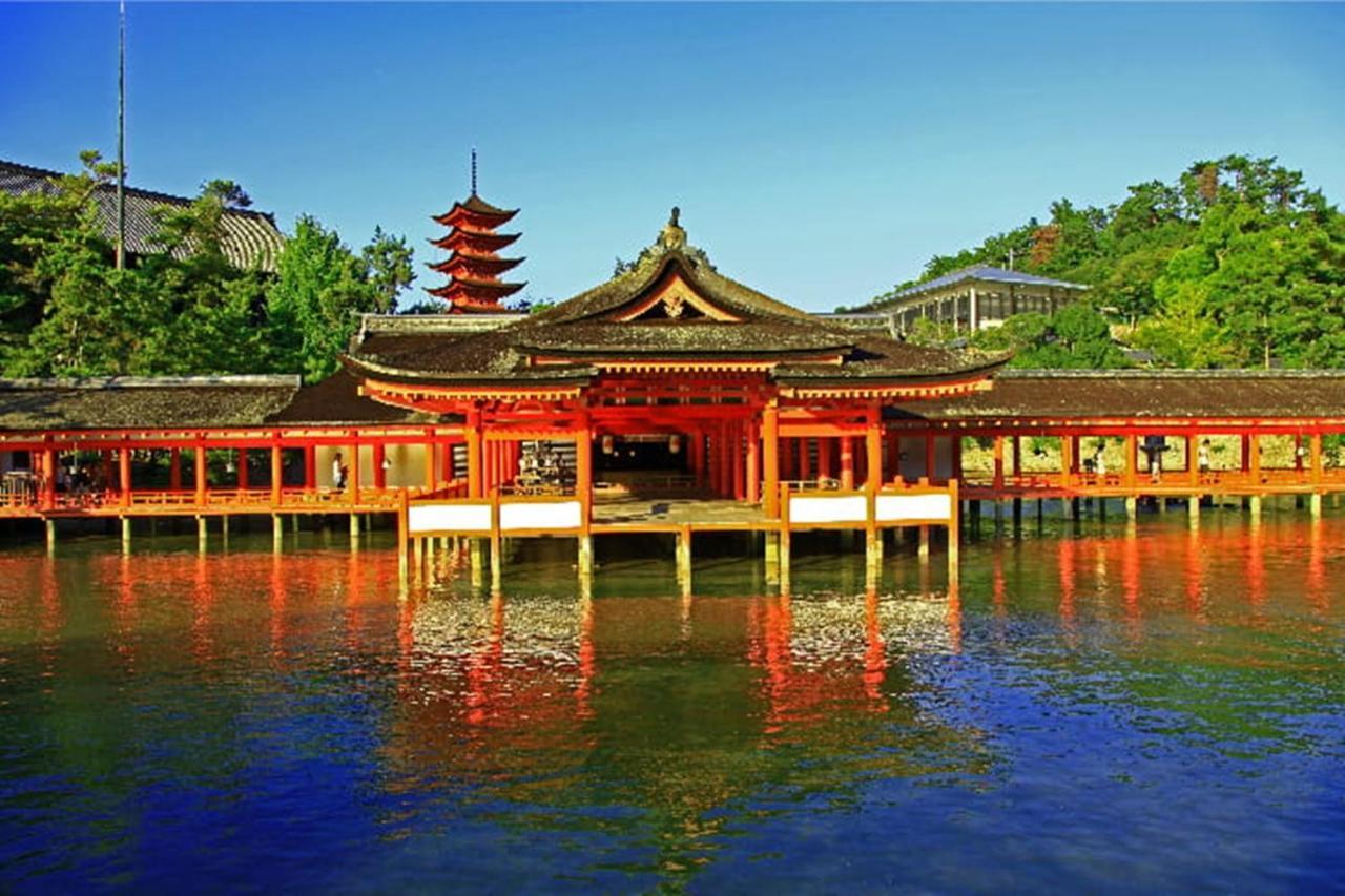 Hotel Miyajima Shiro Hatsukaichi Exterior foto